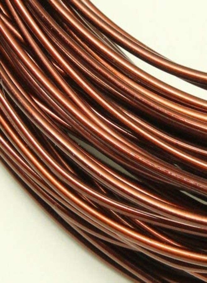 ATAR Insulated Copper Wire For Jewellery Making || Metal Wire For Crafts || Copper Wire For Decoration Jewellery Wire || Colour - Golden Brown (8 Meter, 16 Gauge (1.6 MM)) - Image 2